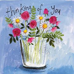 Bild von VASE OF FLOWERS THINKING OF YOU