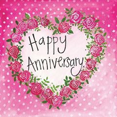 Picture of ANNIVERSARY ROSES CARD