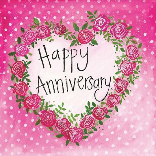 Image sur ANNIVERSARY ROSES CARD