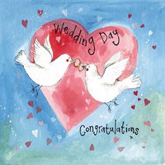 Bild von WEDDING DOVES CARD