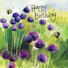 Bild von ALLIUMS BIRTHDAY CARD