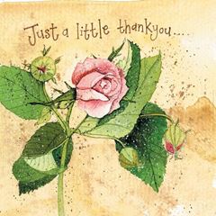 Bild von PINK ROSE THANK YOU CARD