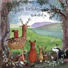 Image de FOREST FRIENDS BIRTHDAY CARD