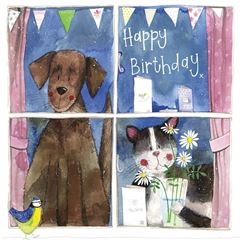 Picture of WINDOW BIRTHDAY CARD