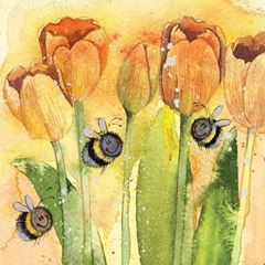 Image de TULIPS BLANK CARD