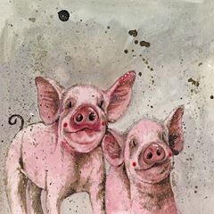 Bild von PIGLETS BLANK CARD