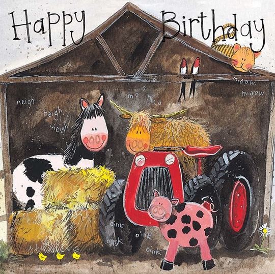 Picture of FARMYARD BIRTHDAY CARD