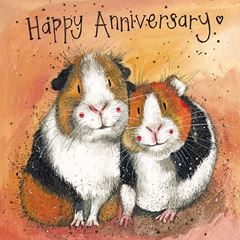 Picture of THE TWO GUINEAS ANNIVERSARY CARD