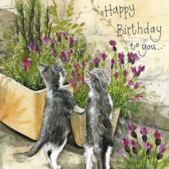 Image de IN THE LAVENDER BIRTHDAY CARD