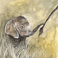 Immagine di BABY ELEPHANT BLANK CARD