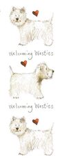 Image de WELCOMING WESTIES BOOKMARK