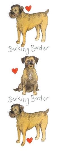 Picture of BARKING BORDERS BOOKMARK
