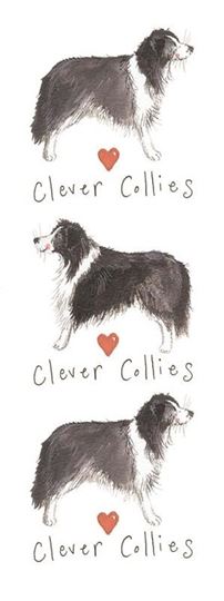 Image sur CLEVER COLLIES BOOKMARK