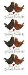 Picture of BRILLIANT BLACKBIRDS BOOKMARK