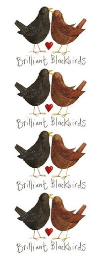 Image sur BRILLIANT BLACKBIRDS BOOKMARK