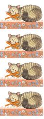 Picture of CAT AND BOW BOOKMARK