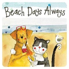 Picture of BEACH DAYS ALWAYS COASTER