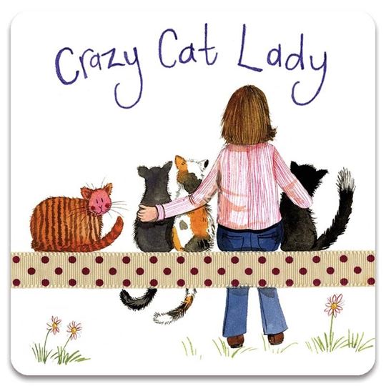 Image sur CRAZY CAT LADY COASTER