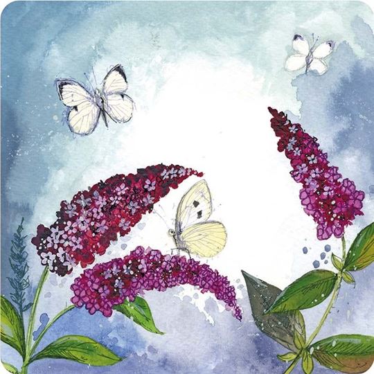 Immagine di BUTTERFLIES AND BUDDLEIA