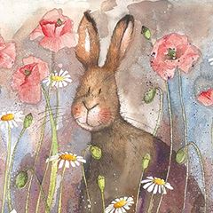 Image de HARE AND POPPIES