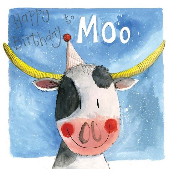 Picture of MOO BIRTHDAY CARD