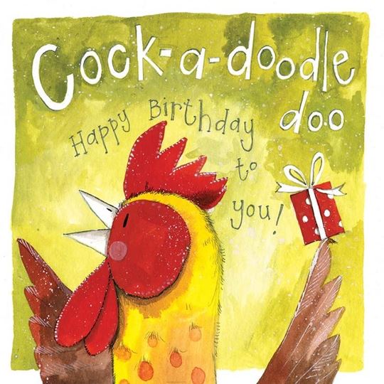 Image sur COCK-A-DOODLE-DOO BIRTHDAY CARD