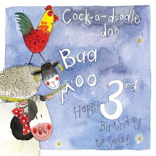 Bild von 3RD BIRTHDAY CARD