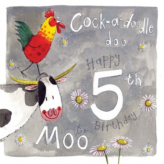 Bild von 5TH BIRTHDAY CARD