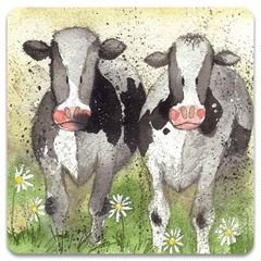 Image de CURIOUS COWS FRIDGE MAGNET