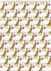 Picture of GIRAFFE GIFT WRAP