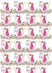 Picture of NEW BABY GIRL GIFT WRAP