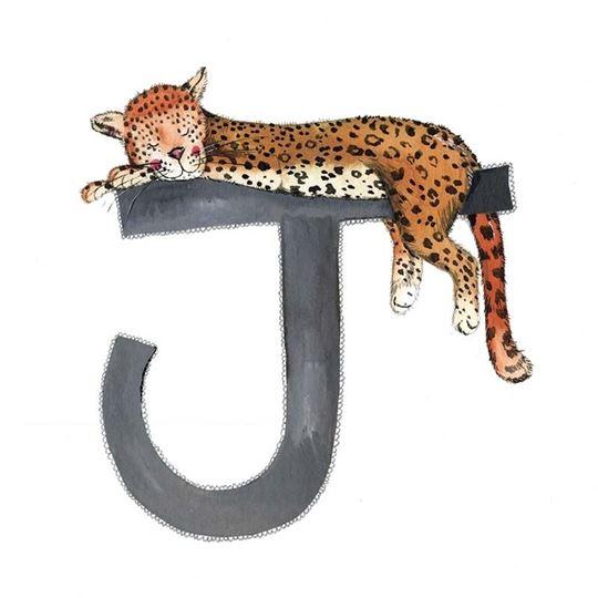 Bild von J ALPHABET TILE