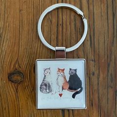 Picture of THE GOOD, BAD & THE INCREDIBLY FURRY KEY RING