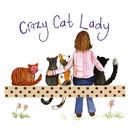 Picture of CRAZY CAT LADY KEY RING