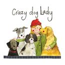 Picture of CRAZY DOG LADY KEY RING