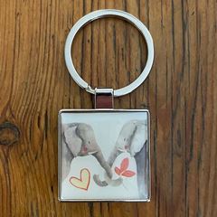 Picture of ANNIVERSARY ELEPHANT KEY RING