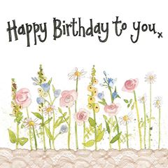 Image de MEADOW FLOWERS BIRTHDAY CARD