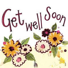 Immagine di YELLOW FLOWERS GET WELL CARD