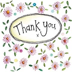 Image de FLOWER THANK YOU CARD