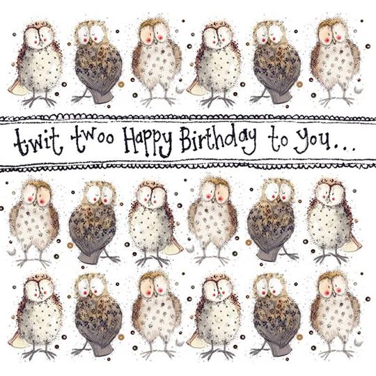 Bild von BIRTHDAY OWLS CARD