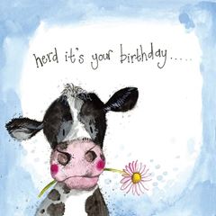 Picture of SUNSHINE COW BIRTHDAY FOIL CARD