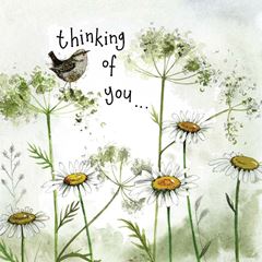 Image de STARLIGHT WREN THINKING OF YOU FOIL CARD
