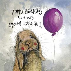 Picture of SUNSHINE RABBIT BIRTHDAY FOIL CARD