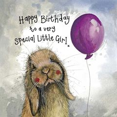 Image de SUNSHINE RABBIT BIRTHDAY FOIL CARD