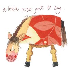 Image de LITTLE NOTE HORSE CARD