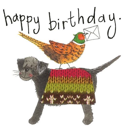 Image sur DOG AND GAME BIRTHDAY CARD