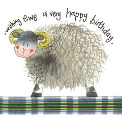 Bild von WISHING EWE BIRTHDAY CARD