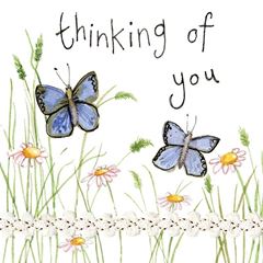 Immagine di BUTTERFLIES THINKING OF YOU CARD