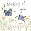 Picture of BUTTERFLIES THINKING OF YOU CARD