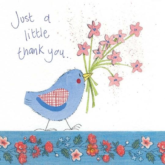 Bild von THANK YOU BIRD CARD